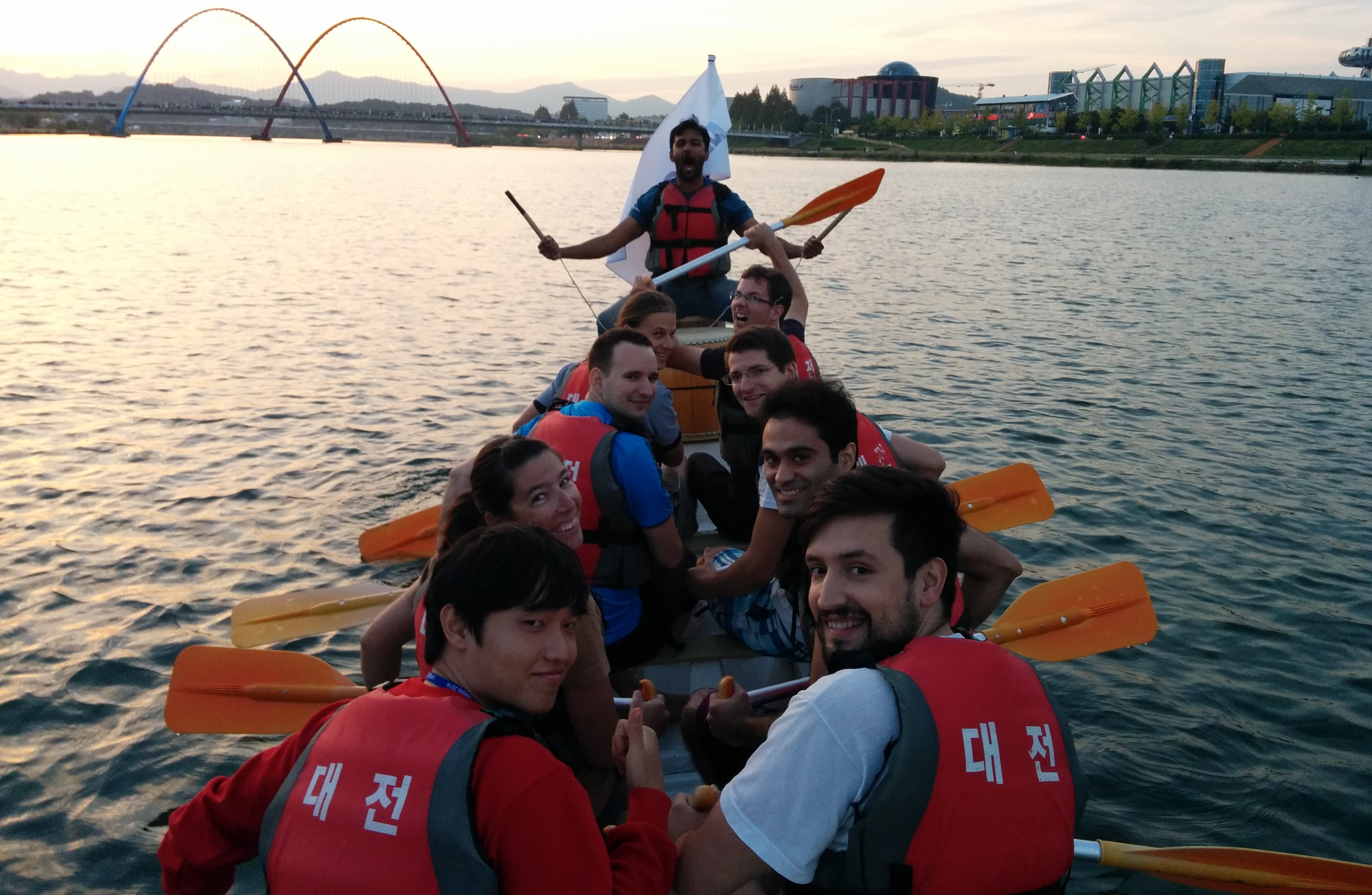 Dragon Boat race at IROS 2016